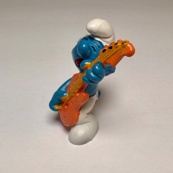 🎸 Vintage Smurf Guitar Player Figurine – Peyo – W. Germany - Picture 5 of 8